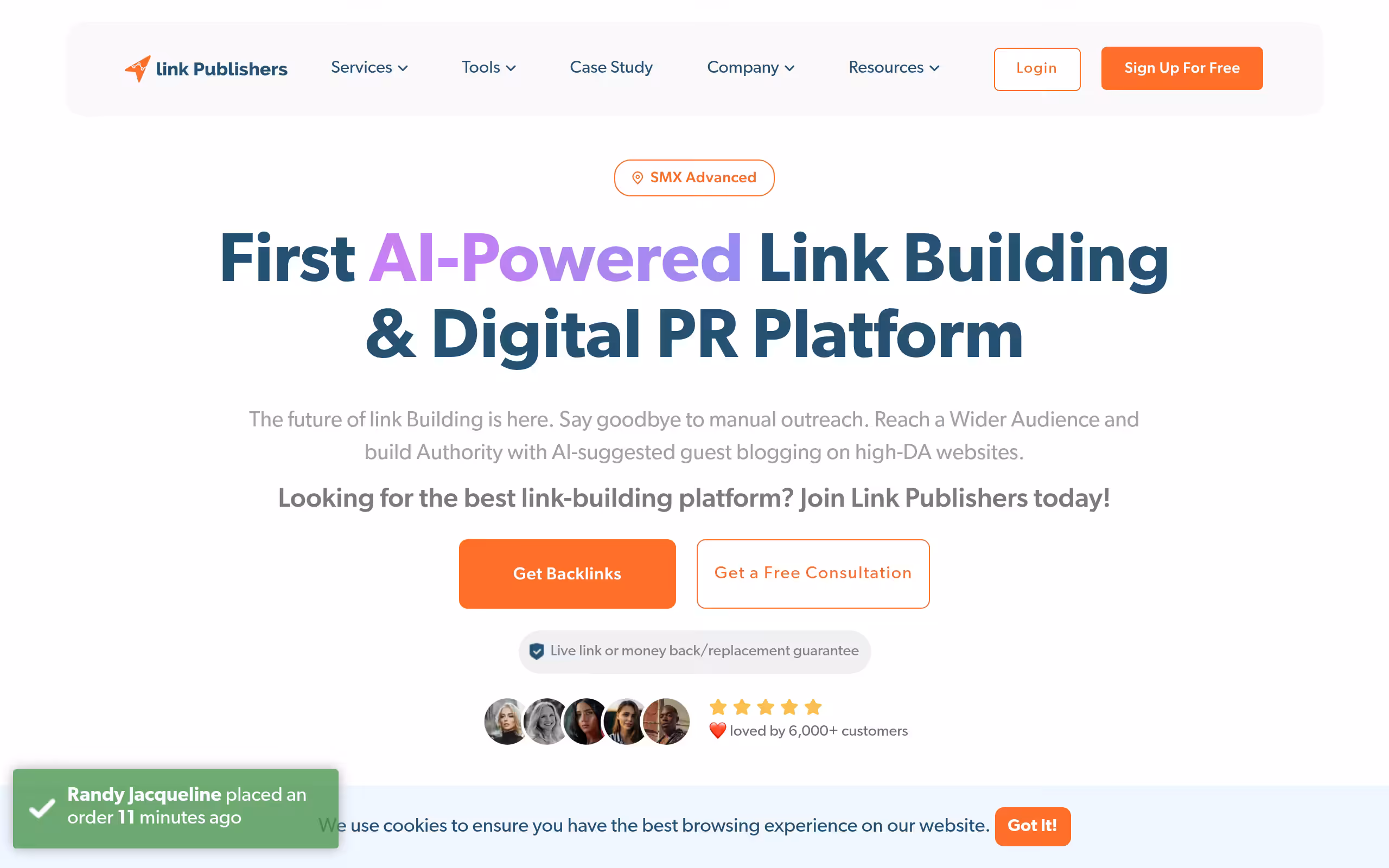 Link publishers large international guest post inventory