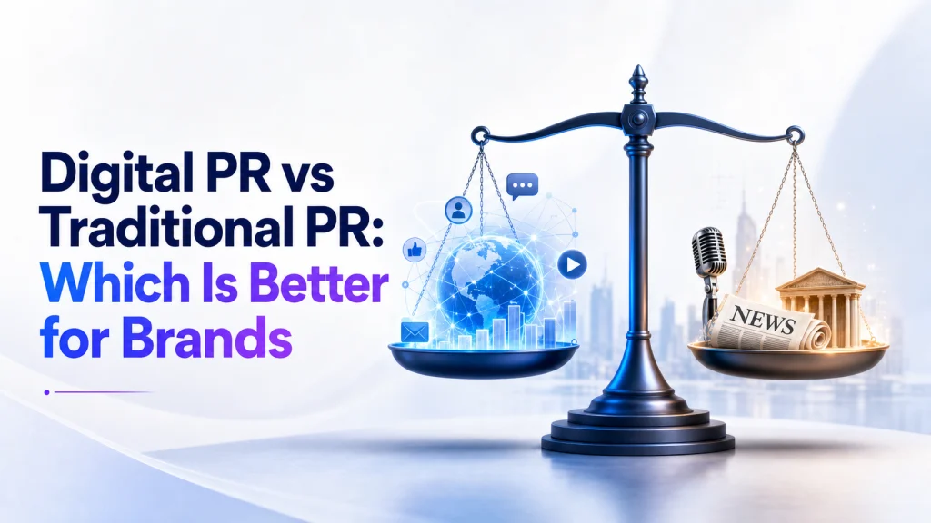 Offline channels versus online channels PR comparison