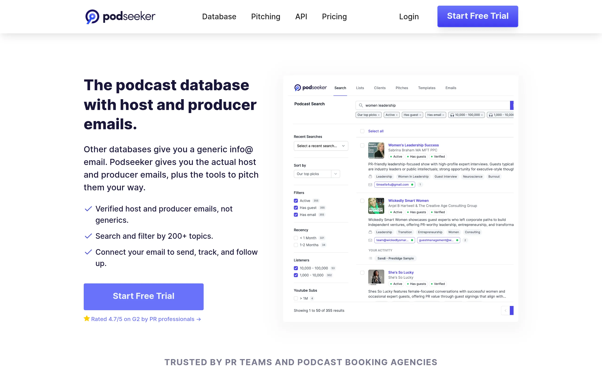 podseeker-podcast-database-and-pitch-workflow-platform-website