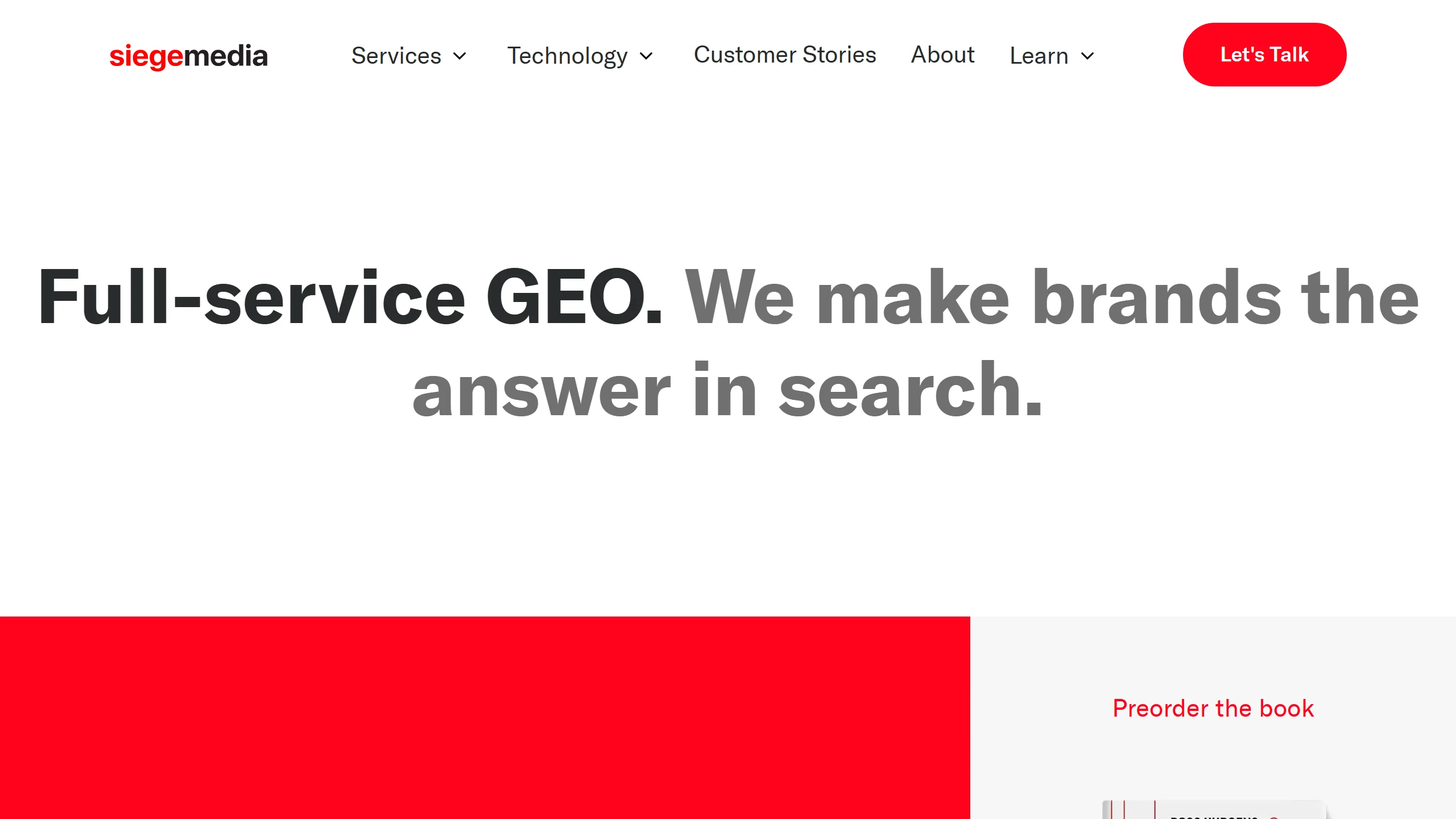 Screenshot of https://www.siegemedia.com
