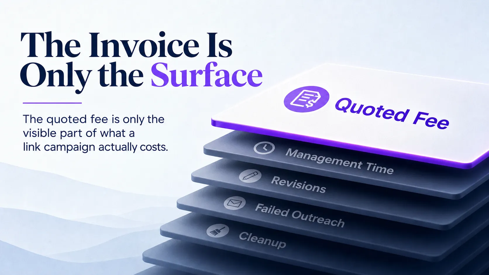 stacked-layers-showing-hidden-link-building-costs-below-quoted-fee