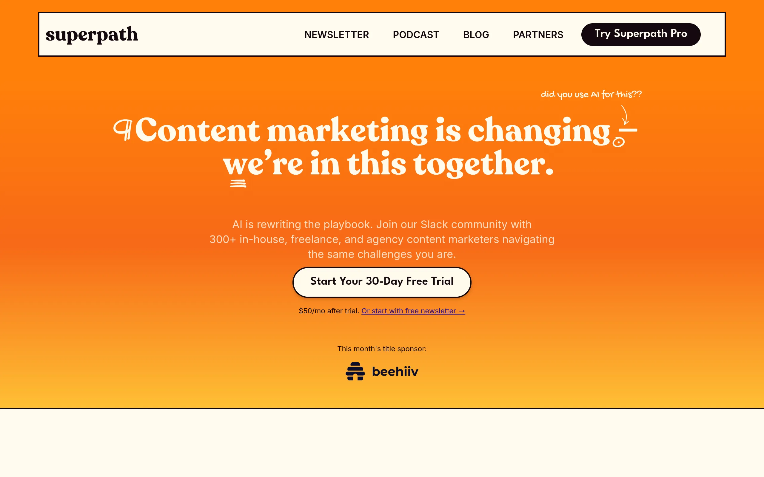 superpath-homepage-b2b-content-marketing-community-platform