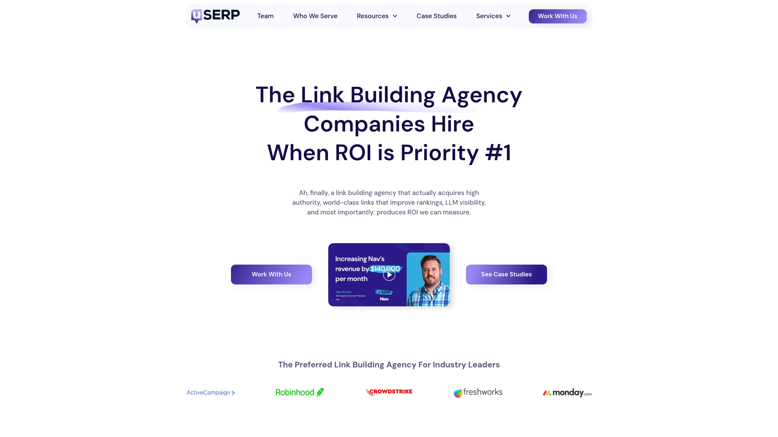 Screenshot of https://userp.io