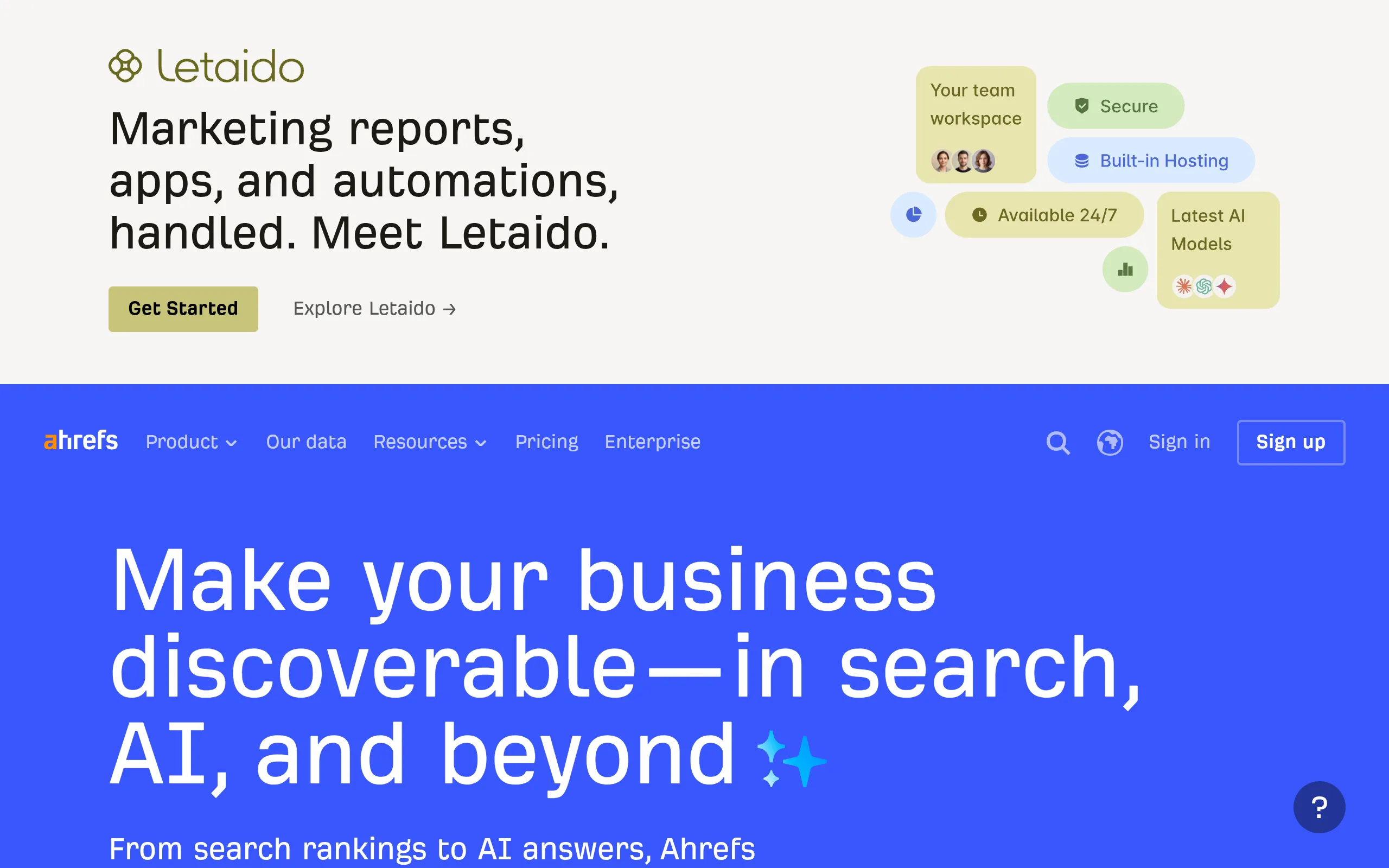 ahrefs-seo-suite-with-brand-mention-and-radar-features