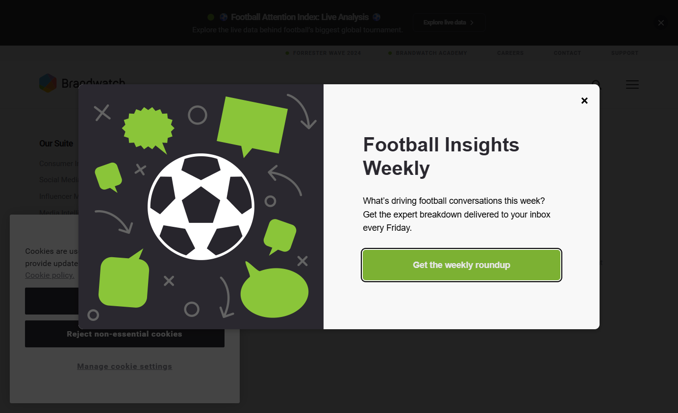 Screenshot of https://www.brandwatch.com