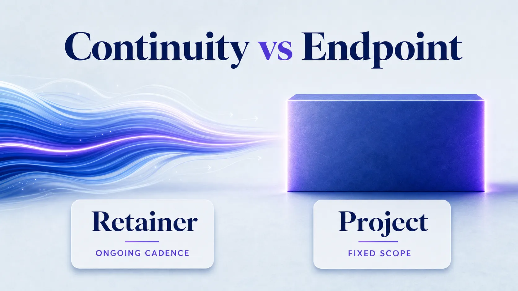 continuous-retainer-flow-versus-fixed-scope-project-block