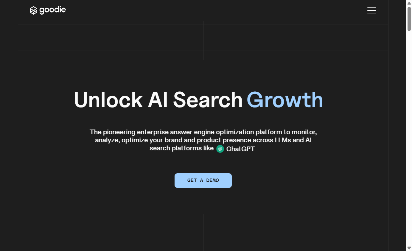 Screenshot of https://higoodie.com
