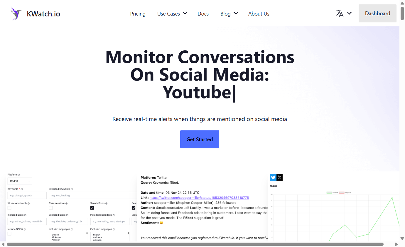 Screenshot of https://kwatch.io