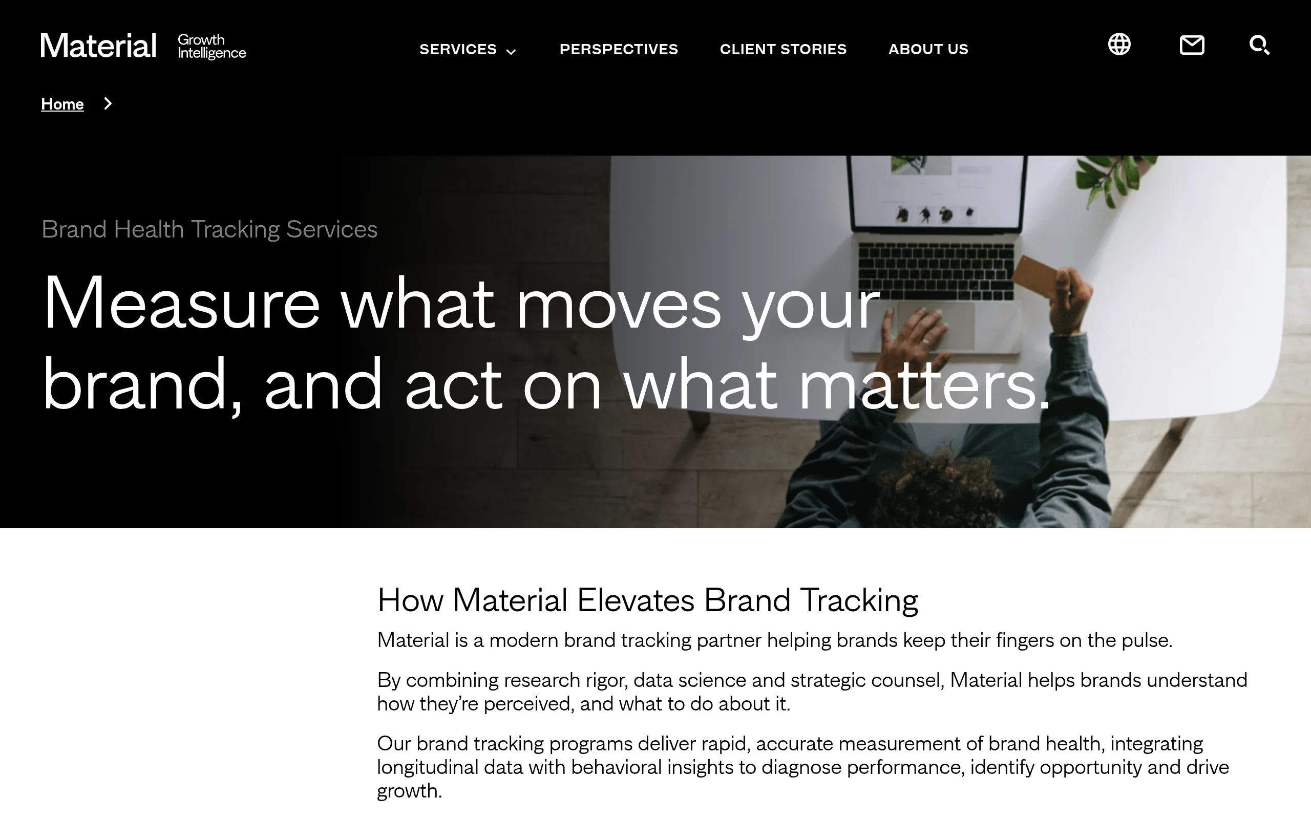 material-plus-brand-health-tracking-service-page