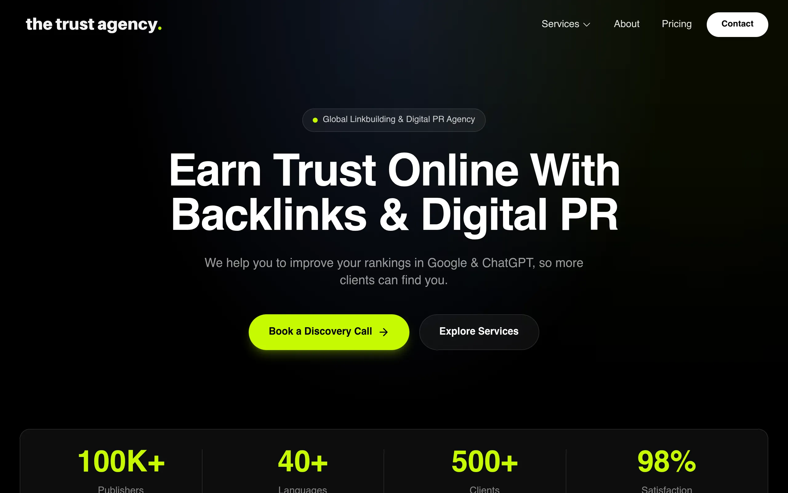 the-trust-agency-performance-based-link-building-services-homepage