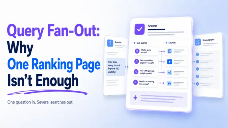 Query Fan-Out: Why One Ranking Page Isn’t Enough