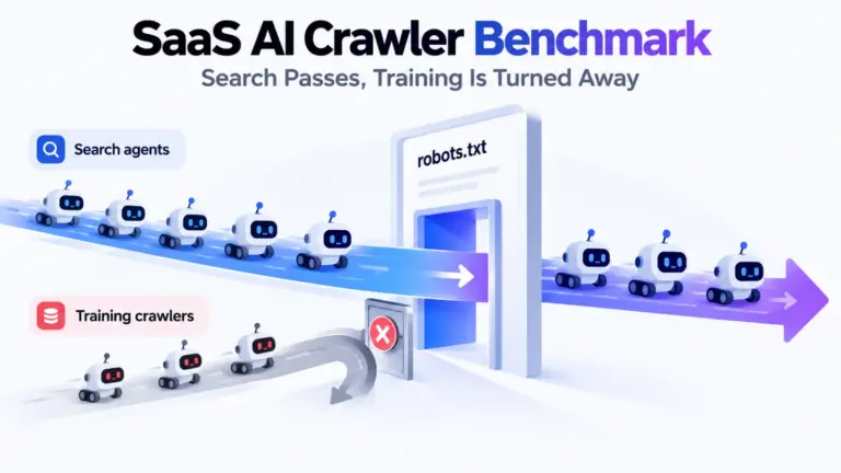 9 of 161 SaaS Leaders Block AI Crawlers, None Block AI Search